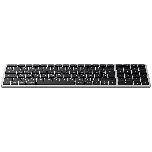 Клавиатура беспроводная Satechi Slim X2 Bluetooth Keyboard - русская раскладка. Цвет: серый космос