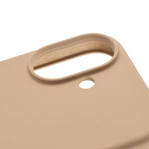 Чехол защитный uBear Touch Mag Case для iPhone 17, MagSafe совместимый, силикон, софт-тач, латте