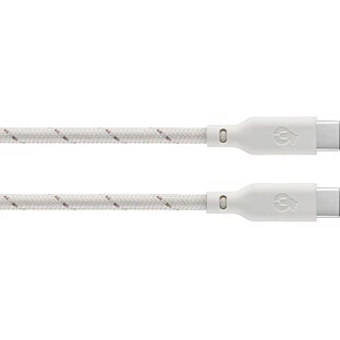 Зарядный кабель uBear Trend, USB-C|USB-С, 60Вт, 1,2м, Облачный серый
