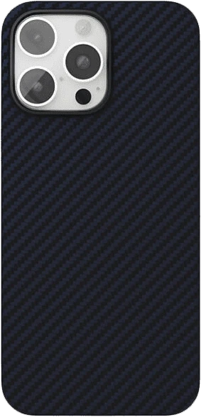 Чехол защитный "vlp" Kevlar Case с MagSafe для iPhone 16 ProMax, темно-синий