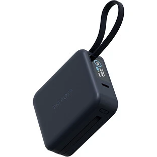 Аккумулятор внешний Energea MagPac MINI Plus, 10000 mAh Magnetic wireless 15W + С 20W +2 C cables and Display Blue