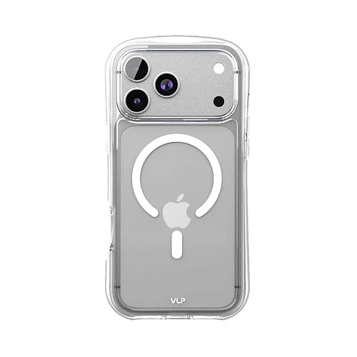 Чехол защитный VLP Bubble Case с MagSafe для iPhone 17 Pro Max, белый