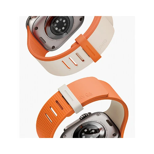 Ремешок Uniq для Apple Watch 49/46/45/44 mm Revix IV Clay/Volt Orange