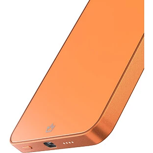 Аккумулятор внешний VLP Diamond Energy MagSafe, Qi2, 5000 mAh, 3A, USB-C, космический оранжевый