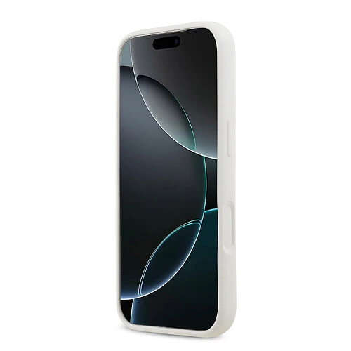 Чехол KARL LAGERFELD для iPhone 17 Pro Liquid Silicone Sketch Karl & Choupette Hard White (MagSafe)