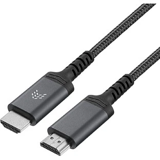 Кабель Rocket Flash HDMI 2.1, 2м, нейлоновая оплётка, цвет: чёрный