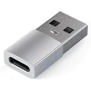 Адаптер Satechi USB Type-A to Type-C. Цвет серебристый.