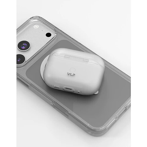 Чехол силиконовый VLP Grase Case для AirPods Pro 3, матовый прозрачный