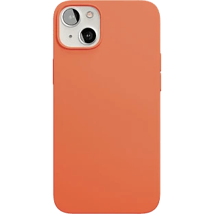 Силиконовый чехол VLP для iPhone 13 Mini, оранжевый