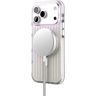 Чехол защитный VLP Pulse Case с MagSafe для iPhone 17 Pro Max, перламутровый