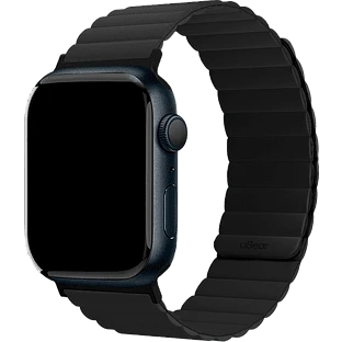 Ремешок uBear Mode для Apple Watch M/L (42, 44, 45, 49 мм), силиконовый, черный