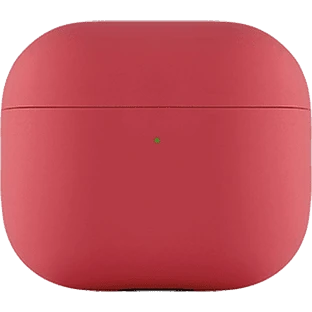 Чехол защитный для Airpods 3 Touch Pro Silicone  Case, 1.5 мм усиленный, красный