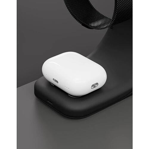 Беспроводное зарядное устройство VLP Powerstand 3 in 1 Qi2 для Apple, черное