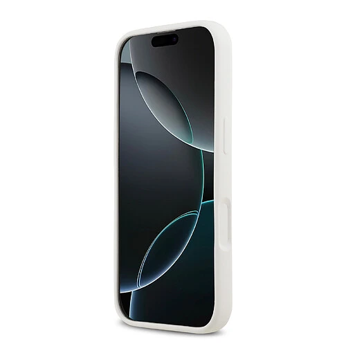 Чехол KARL LAGERFELD для iPhone 17 Liquid Silicone Sketch Karl & Choupette Hard White (MagSafe)