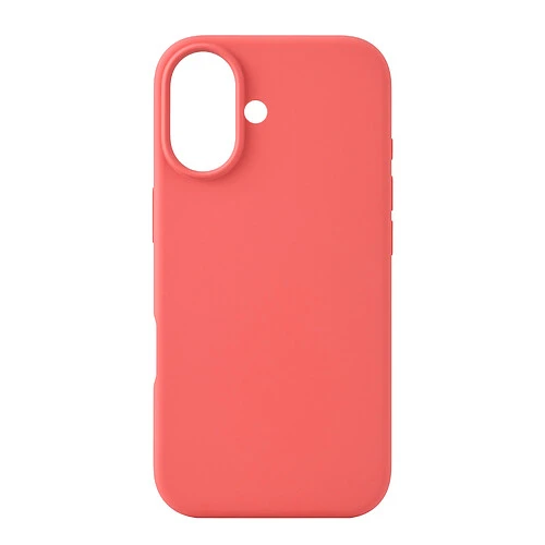 Чехол защитный uBear Touch Mag Case для iPhone 17, MagSafe совместимый, силикон, софт-тач, коралловый
