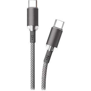 Дата-кабель VLP Diamond Cable USB C - USB C, 1.2м, темно-серый