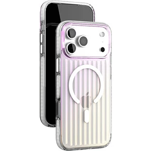 Чехол защитный VLP Pulse Case с MagSafe для iPhone 17 Pro Max, перламутровый