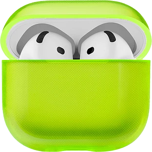 Чехол защитный uBear Tone для Airpods 4, TPU, лайм
