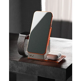 Беспроводное зарядное устройство VLP NEO Qi2.2 4 в 1, Amber Gray