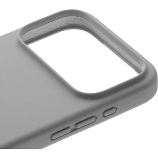 Чехол защитный uBear Touch Mag Case для iPhone 17 Pro Max, MagSafe совместимый, силикон, софт-тач, светло-серый
