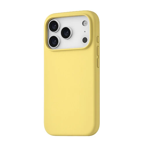 Чехол защитный uBear Touch Mag Case для iPhone 17 Pro, MagSafe совместимый, силикон, софт-тач, светло-желтый