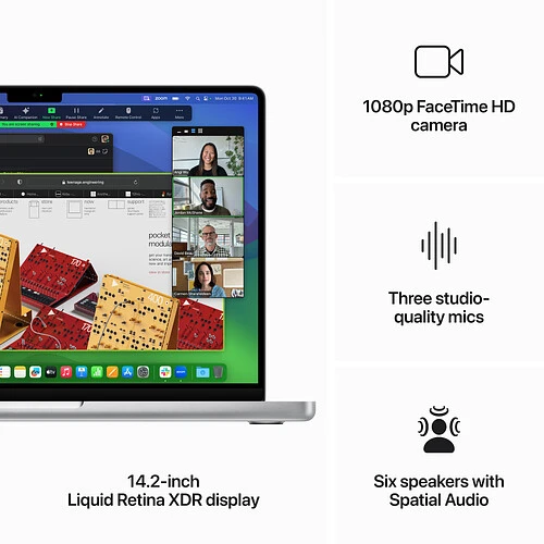 MacBook Pro 14", M3 Pro (11C CPU/14C GPU), 18GB, 512GB, Серебристый