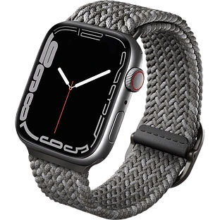 Ремешок Uniq для Apple Watch 46/45/44 mm ASPEN Design strap Braided Pebble grey