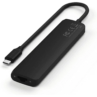 Адаптер Satechi 7-in-1 USB-C Slim Multiport Adapter with Ethernet, Black