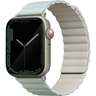Ремешок Uniq для Apple Watch 42/41/40 mm Revix reversible Magnetic Sage/Beige