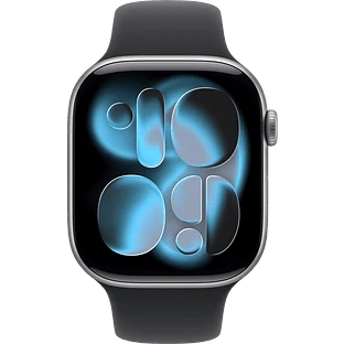 Apple Watch Series 11, GPS, 46mm, Space Grey Aluminium Case with Black Sport Band - M/L