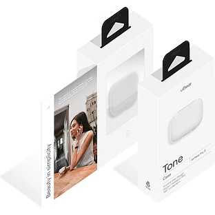 Чехол защитный для AirPods Pro 3 Touch Pro Case, 1,5 мм, PC, усиленный, прозрачный