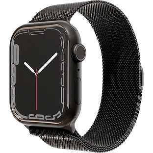 Ремешок из нержавеющей стали VLP для Apple Watch 42/44/45, чёрный