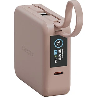 Аккумулятор внешний Energea MagPac MINI Plus, 10000 mAh Magnetic wireless 15W + С 20W +2 C cables and Display Pink