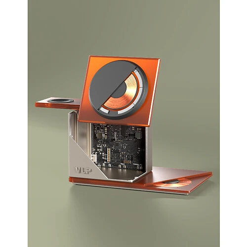 Беспроводное зарядное устройство VLP NEO Qi2.2 4 в 1, Amber Gray