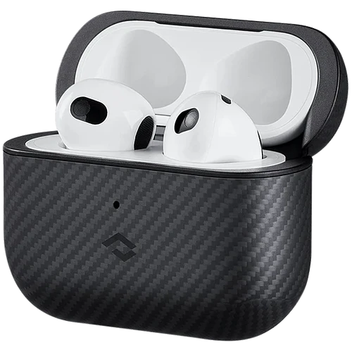 Защитный чехол PITAKA MagEZ с MagSafe Чёрный для AirPods (Gen3)