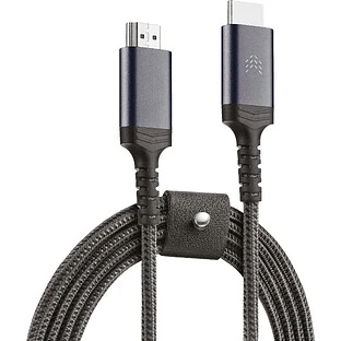 Кабель Rocket Flash HDMI 2.1, 2м, нейлоновая оплётка, цвет: чёрный