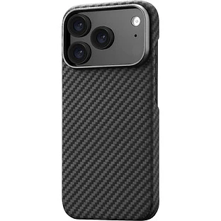 Чехол защитный uBear Supreme Case для iPhone 17 Pro, ультратонкий, материал Кевлар, MagSafe совместимый, черный