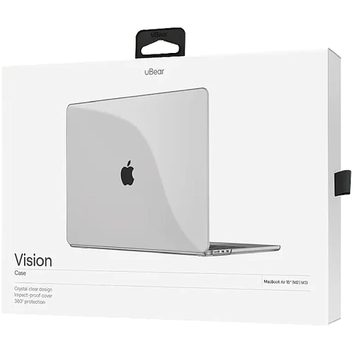 Чехол защитный uBear Vision Case для MacBook Air 15" (M2 | M3 | M4), прозрачный