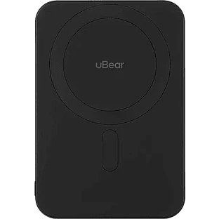 Внешний аккумулятор uBear Slide Power bank 5000mAh, PD20W, Qi2, черный