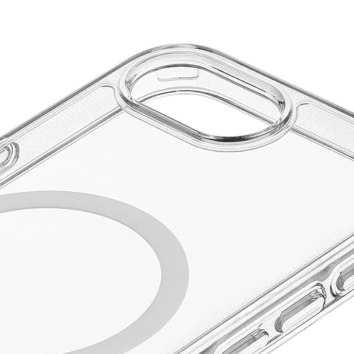 Чехол защитный uBear Real Mag Case для iPhone 16e, MagSafe совместимый, усиленный, прозрачный