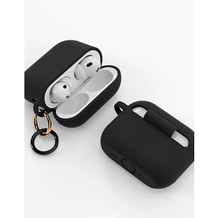 Чехол силиконовый VLP Charm Case для AirPods Pro 3, черный