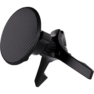 Автомобильный держатель VLP Carbon Mount Magsafe с беспроводной зарядкой, черный
