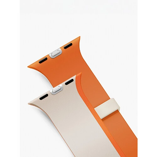 Ремешок Uniq для Apple Watch 49/46/45/44 mm Revix IV Clay/Volt Orange
