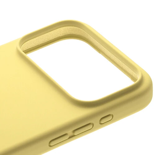 Чехол защитный uBear Touch Mag Case для iPhone 17 Pro Max, MagSafe совместимый, силикон, софт-тач, светло-желтый