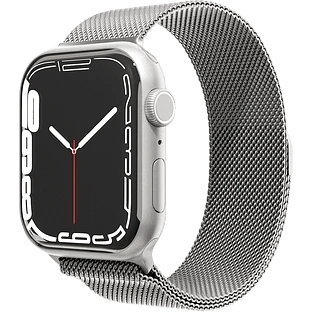 Ремешок из нержавеющей стали VLP для Apple Watch 42/44/45, cеребристый