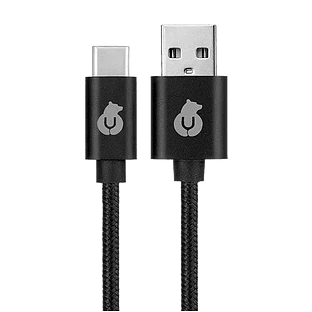 Зарядный кабель CORD USB-C to USB-A Cable, 1,2м, Черный