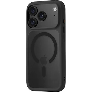 Чехол защитный uBear Shade Case для iPhone 17 Pro, MagSafe совместимый, усиленный, силк-тач, черный