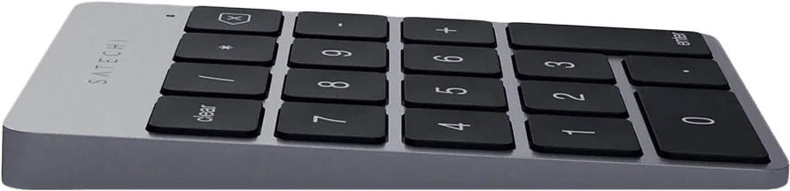 Цифровой блок клавиатуры Satechi Aluminum Slim Rechargeable Bluetooth Keypad, Space Gray