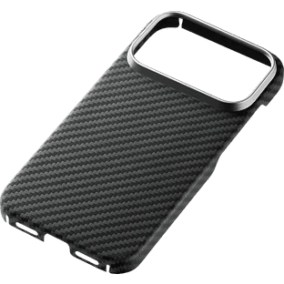 Чехол защитный uBear Supreme Case для iPhone 17 Pro, ультратонкий, материал Кевлар, MagSafe совместимый, черный