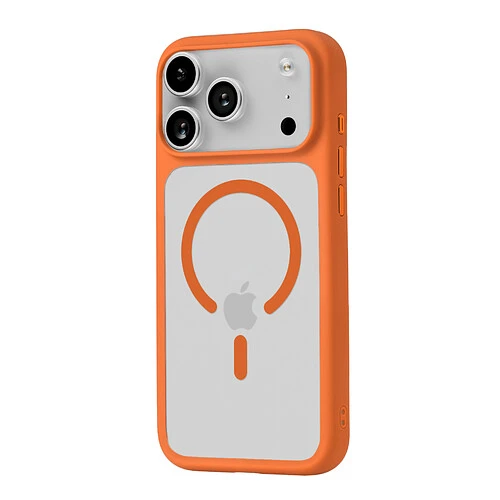 Чехол защитный uBear Shade Case для iPhone 17 Pro Max, MagSafe совместимый, усиленный, силк-тач, оранжевый